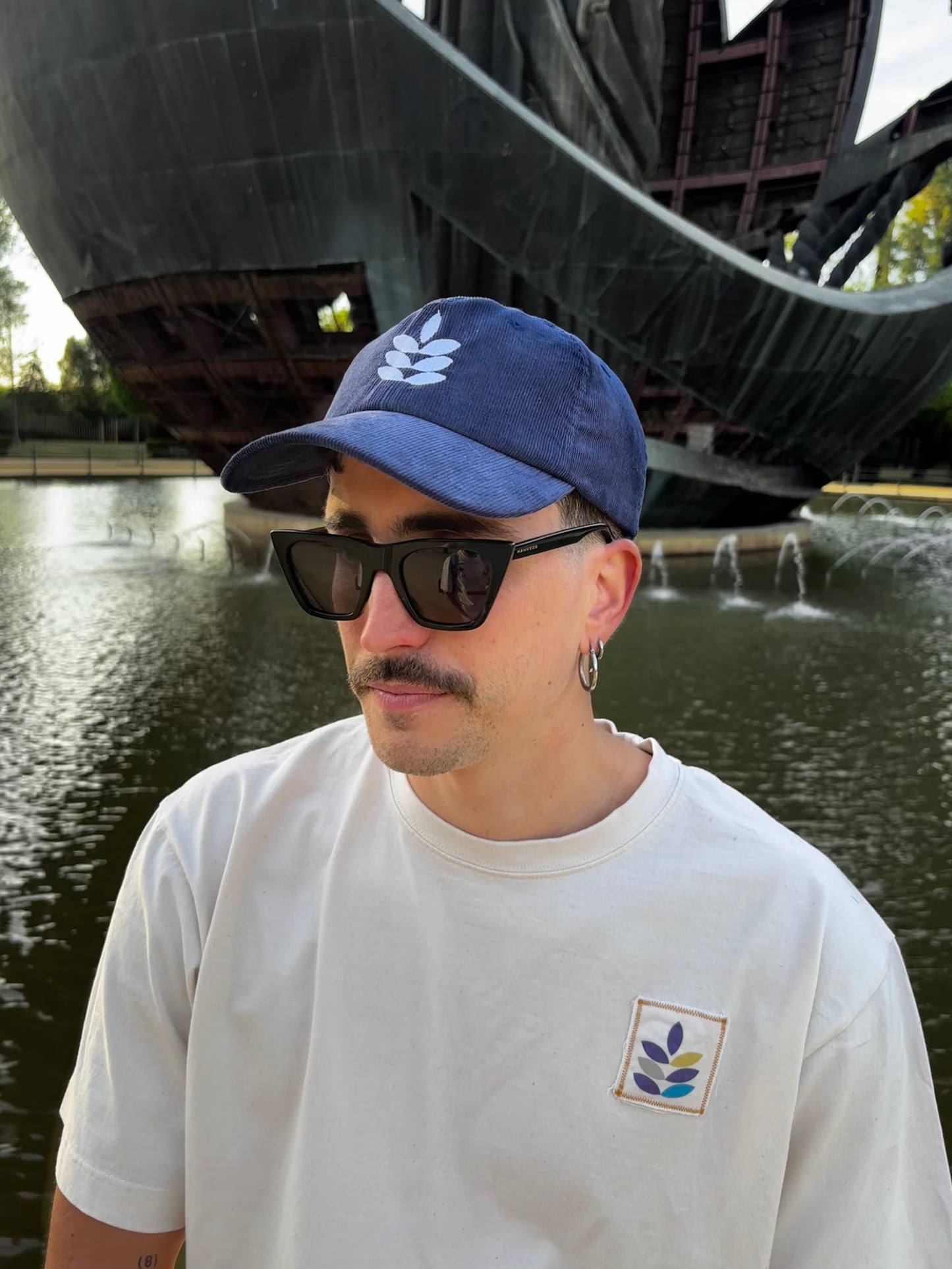 Gorra espiga navy blue