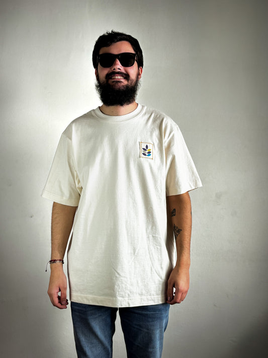 Camiseta AZULEJOS natural raw