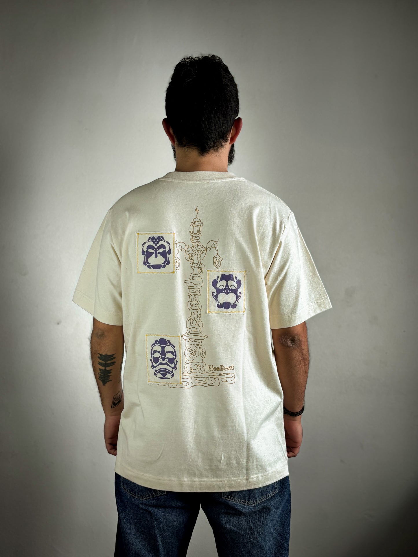 Camiseta FAROLA natural raw
