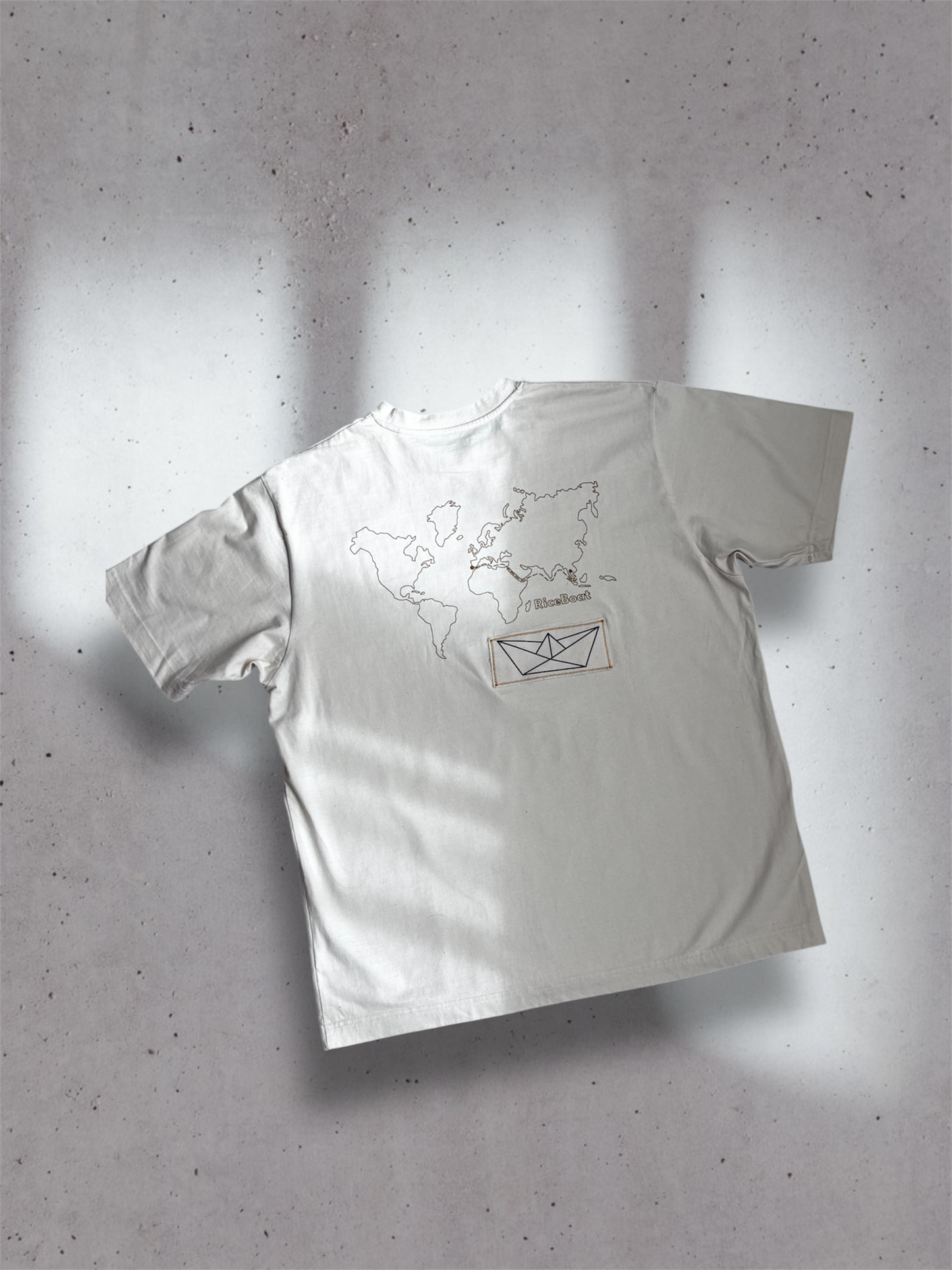 Camiseta BARCO natural raw