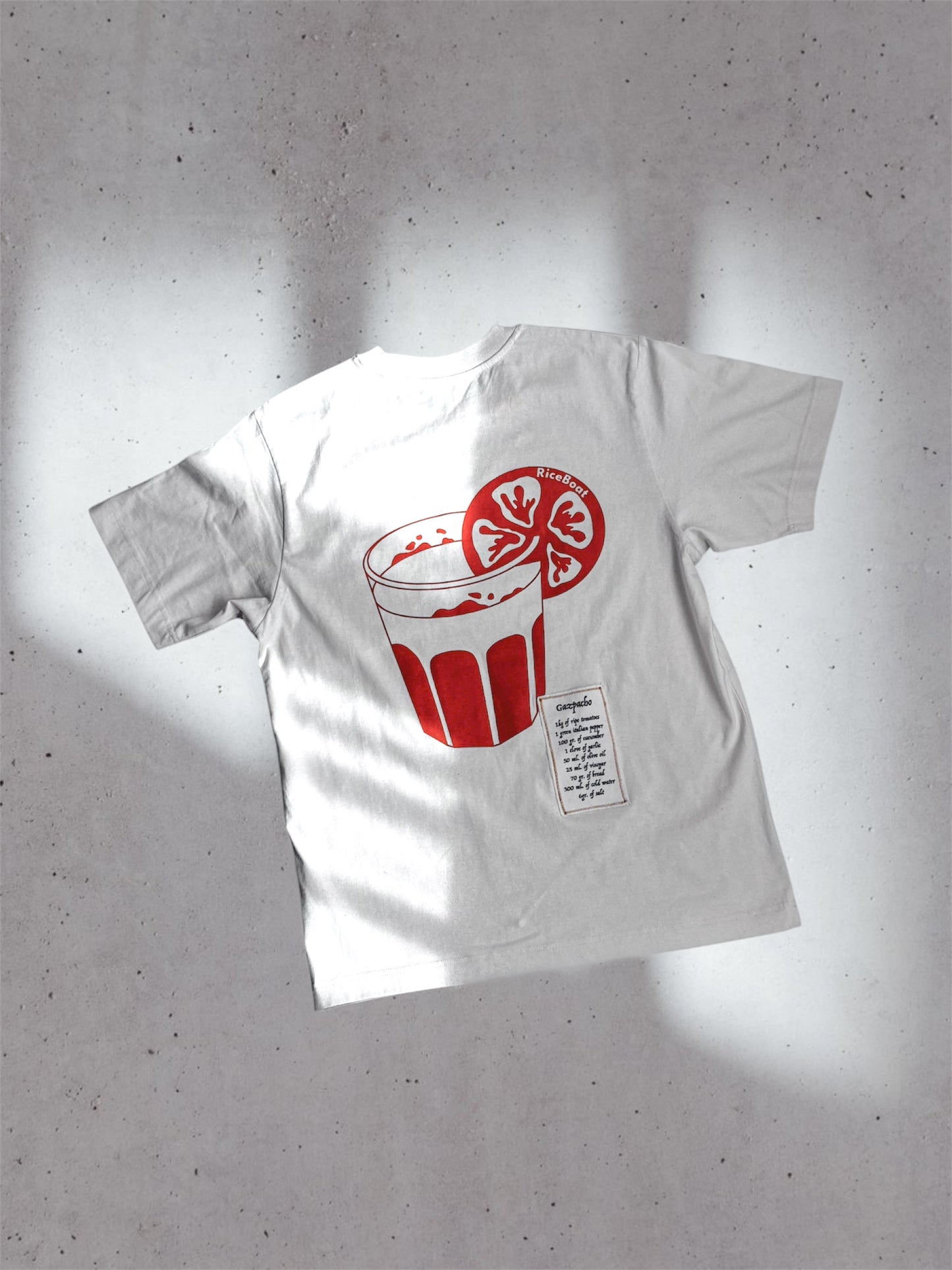Camiseta GAZPACHO natural raw