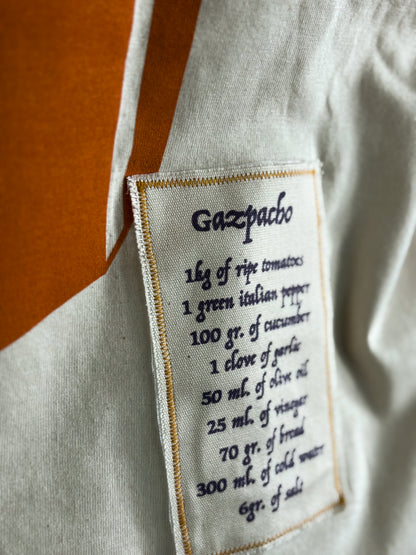 Camiseta GAZPACHO natural raw