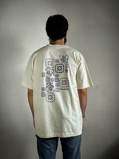 Camiseta AZULEJOS natural raw