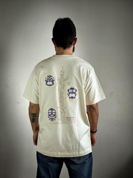 Camiseta FAROLA natural raw