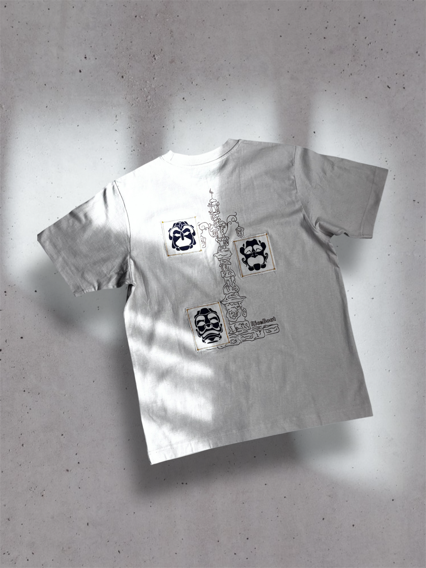 Camiseta FAROLA natural raw